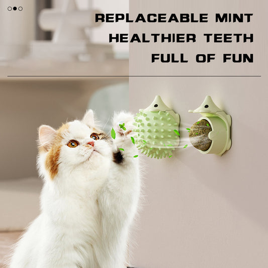 Kado Corner Groomer — wall mount self-grooming brush